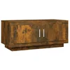 Image de vidaXL Table de salon chêne fumée 102 x 50 x 45 cm Bois multicouche