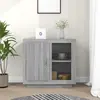 Image de vidaXL Buffet Sonoma gris 80x40x75 cm