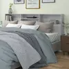 Image de vidaXL Armoire de tête de lit Sonoma gris 220x19x103,5 cm