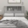 Image de vidaXL Armoire de tête de lit sonoma gris 120x18,5x102,5 cm