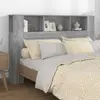 Image de vidaXL Armoire de tête de lit Sonoma gris 160x18,5x104,5 cm