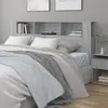 Image de vidaXL Armoire de tête de lit Sonoma gris 200x18,5x104,5 cm
