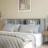 Image de vidaXL Armoire de tête de lit Sonoma gris 220x18,5x104,5 cm
