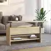 Image de vidaXL Table basse Chêne sonoma 80x50x40 cm Bois d'ingénierie