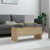 Image de vidaXL Table basse chêne sonoma 102x50,5x46,5 cm bois d'ingénierie