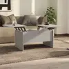 Image de vidaXL Table basse gris béton 80x50x42,5 cm bois d'ingénierie