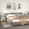 Image de vidaXL Tables de chevet 2 pcs Gris béton 40x35x47,5 cm