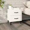 Image de vidaXL Table de chevet Blanc 40x35x47,5 cm