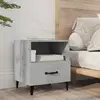 Image de vidaXL Table de chevet Gris béton Bois d'ingénierie