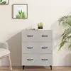 Image de vidaXL Buffet gris béton 69,5x34x90 cm bois d'ingénierie