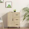 Image de vidaXL Buffet chêne sonoma 69,5x34x90 cm bois d'ingénierie
