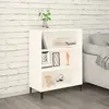 Image de vidaXL Buffet Blanc 69,5x32,5x90 cm Bois d'ingénierie