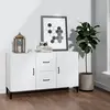 Image de vidaXL Buffet blanc 100x36x60 cm bois d'ingénierie
