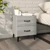 Image de vidaXL Table de chevet Sonoma gris 40x35x47,5 cm