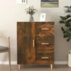 Image de vidaXL Buffet chêne fumé 69,5x34x90 cm bois d'ingénierie