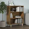 Image de vidaXL Buffet Chêne fumé 69,5x32,5x90 cm Bois d'ingénierie