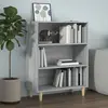 Image de vidaXL Buffet Sonoma gris 69,5x32,5x90 cm Bois d'ingénierie