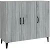 Image de vidaXL Buffet sonoma gris 90x34x80 cm bois d'ingénierie