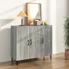Image de vidaXL Buffet sonoma gris 90x34x80 cm bois d'ingénierie