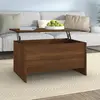 Image de vidaXL Table basse Chêne marron 80x55,5x41,5 cm Bois d'ingénierie