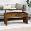 Image de vidaXL Table basse Chêne fumé 102x50,5x52,5 cm Bois d'ingénierie