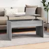 Image de vidaXL Table basse Sonoma gris 102x50,5x52,5 cm Bois d'ingénierie
