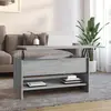 Image de vidaXL Table basse Sonoma gris 80x50x40 cm Bois d'ingénierie