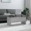 Image de vidaXL Table basse Sonoma gris 102x50,5x46,5 cm Bois d'ingénierie
