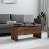 Image de vidaXL Table basse Chêne marron 102x50,5x46,5 cm Bois d'ingénierie