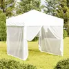 Image de vidaXL Tente de réception pliable avec parois Blanc 2x2 m