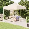 Image de vidaXL Tente de réception pliable Crème 3x3 m