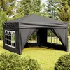 Image de vidaXL Tente de réception pliable avec parois Anthracite 3x3 m