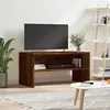 Image de vidaXL Meuble TV chêne marron 80x40x40 cm bois d'ingénierie