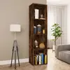 Image de vidaXL Bibliothèque/Meuble TV Chêne fumé 36x30x143cm Bois d'ingénierie
