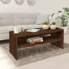 Image de vidaXL Table basse Chêne marron 100x40x40 cm Bois d'ingénierie