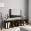 Image de vidaXL Bibliothèque/Meuble TV Chêne marron 143x30x36cm Bois ingénierie