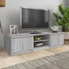 Image de vidaXL Meuble TV Sonoma gris 140x40x35,5 cm Bois d'ingénierie