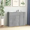 Image de vidaXL Buffet Sonoma gris 88x30x70 cm Bois d'ingénierie