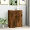 Image de vidaXL Buffet Chêne fumé 60x30x75 cm Bois d'ingénierie