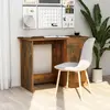 Image de vidaXL Bureau Chêne fumé 100x50x76 cm Bois d'ingénierie