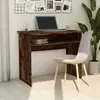 Image de vidaXL Bureau Chêne fumé 90x50x74 cm Bois d'ingénierie