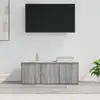 Image de vidaXL Meuble TV Sonoma gris 80x34x30 cm Bois d'ingénierie
