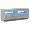 Image de vidaXL Meuble TV avec lumières LED sonoma gris 100x35x40 cm