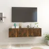 Image de vidaXL | Ensemble de meuble TV | 2 pcs Marron 60 x 30 x 30 cm