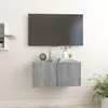 Image de vidaXL Armoire TV suspendue Sonoma gris 60x30x30 cm Bois d'ingénierie