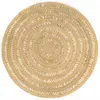 Image de vidaXL Tapis fait à la main Jute tressée 210 cm