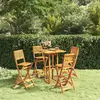 Image de vidaXL Ensemble de bar d'extérieur 5 pcs Bois d'acacia massif