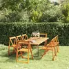 Image de vidaXL Chaises pliables de jardin lot de 8 Bois d'acacia massif