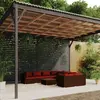 Image de vidaXL Salon de jardin 9 pcs avec coussins Résine tressée Marron