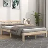 Image de vidaXL Cadre de lit sans matelas bois massif 150x200 cm